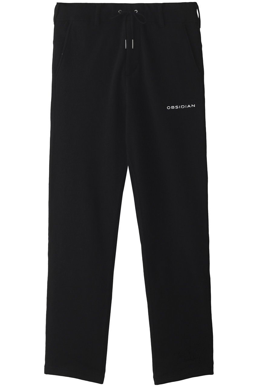 【オブシディアン/OBSIDIAN / MEN】の【MEN】TSURIURAKE JERSEY SWEAT PANTS インテリア・キッズ・メンズ・レディースファッション・服の通販 founy(ファニー) 　ファッション　Fashion　メンズファッション　Fashion for Men　ボトムス　Bottoms　ストレート　Straight, Straight Cut　スポーツ　Sports, Activewear　リラックス　Relax, Relaxed Fit　ワイド　Wide, Wide Fit　ブラック|ID: prp329100003235895 ipo3291000000035699462