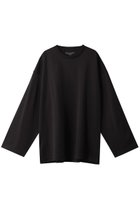 【メゾンスペシャル/MAISON SPECIAL】の【UNISEX】PLAスムース プライムオーバークルーネックL/S BLK(ブラック)|ID: prp329100003237823 ipo3291000000029987928