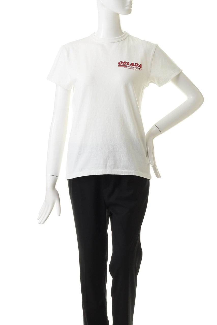 【オブラダ/Oblada】のOblada RacingTシャツ 人気、トレンドファッション・服の通販 founy(ファニー) 　ファッション　Fashion　レディースファッション　WOMEN　トップス・カットソー　Tops/Tshirt　シャツ/ブラウス　Shirts/Blouses　ロング / Tシャツ　T-Shirts　カットソー　Cut and Sewn　ショート　Short　スリーブ　Sleeve　プリント　Print　ボトム　Bottom　モチーフ　Motif　NEW・新作・新着・新入荷　New Arrivals　other-2|ID: prp329100003237883 ipo3291000000031928701