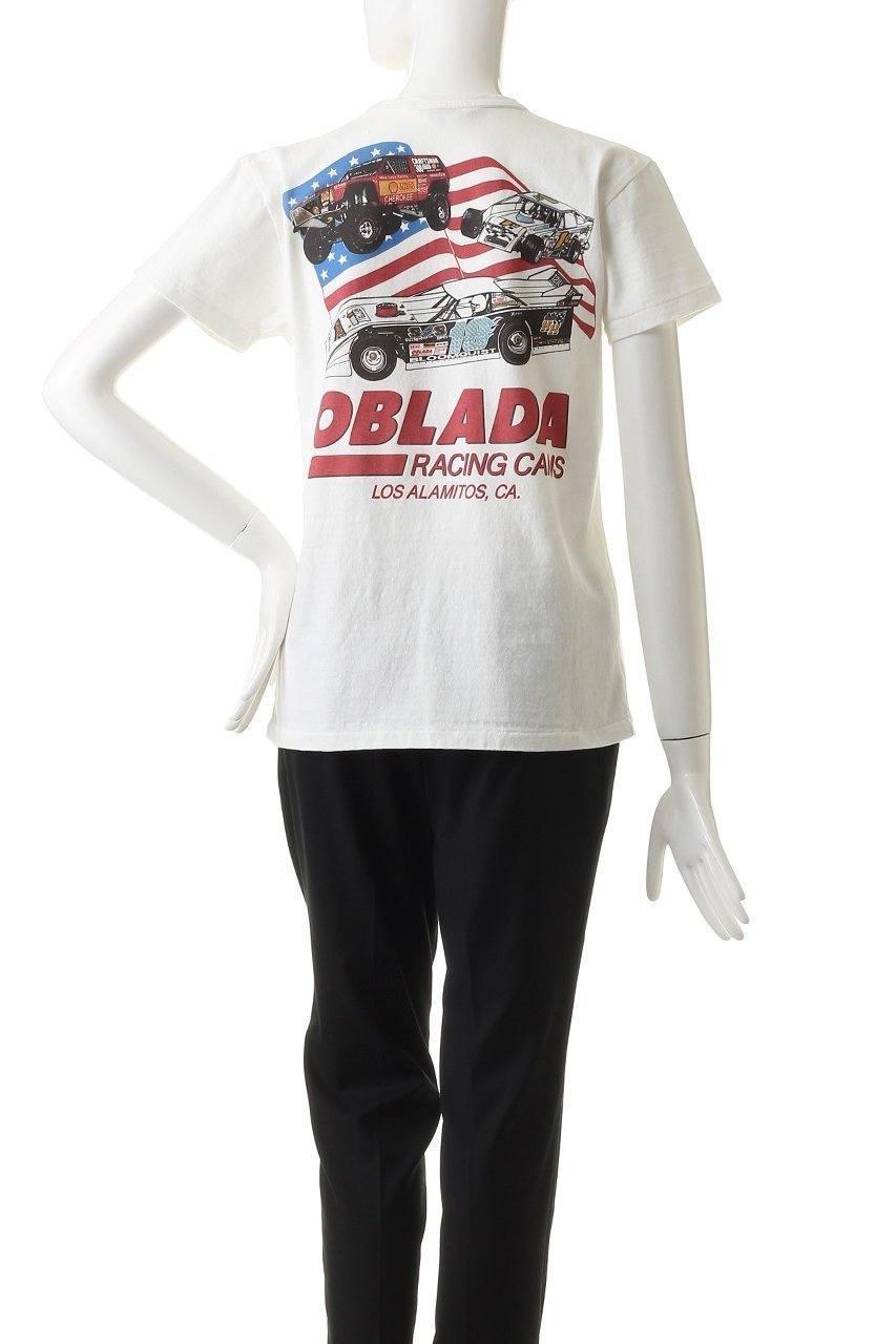 【オブラダ/Oblada】のOblada RacingTシャツ 人気、トレンドファッション・服の通販 founy(ファニー) 　ファッション　Fashion　レディースファッション　WOMEN　トップス・カットソー　Tops/Tshirt　シャツ/ブラウス　Shirts/Blouses　ロング / Tシャツ　T-Shirts　カットソー　Cut and Sewn　ショート　Short　スリーブ　Sleeve　プリント　Print　ボトム　Bottom　モチーフ　Motif　NEW・新作・新着・新入荷　New Arrivals　other-4|ID: prp329100003237883 ipo3291000000031928703