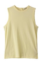 【シンゾーン/Shinzone】のハイツイストコットンスリーブ 人気、トレンドファッション・服の通販 founy(ファニー) ファッション Fashion レディースファッション Fashion for Women トップス・カットソー Cut & Sew Tops キャミソール&ノースリーブ Camisoles & Sleeveless Tops シャツ・ブラウス・オフィスカジュアル Elegant Blouses & Button-Ups ロングTシャツ・Tシャツ Longline T-Shirts & Tees カットソー・ベーシックTシャツ Cut-and-Sewn Tops / Stretch Tees & Basics インナー Innerwear キャミソール Camisole, Spaghetti Strap Top シンプル Simple, Minimal タンク Tank Top, Sleeveless Top thumbnail イエロー|ID: prp329100003237896 ipo3291000000032836365