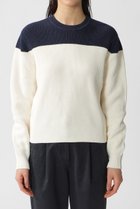 【エコアルフ/ECOALF】のELM バイカラー ニット / ELM KNIT WOMAN オフホワイト/ネイビー|ID: prp329100003240048 ipo3291000000026971894