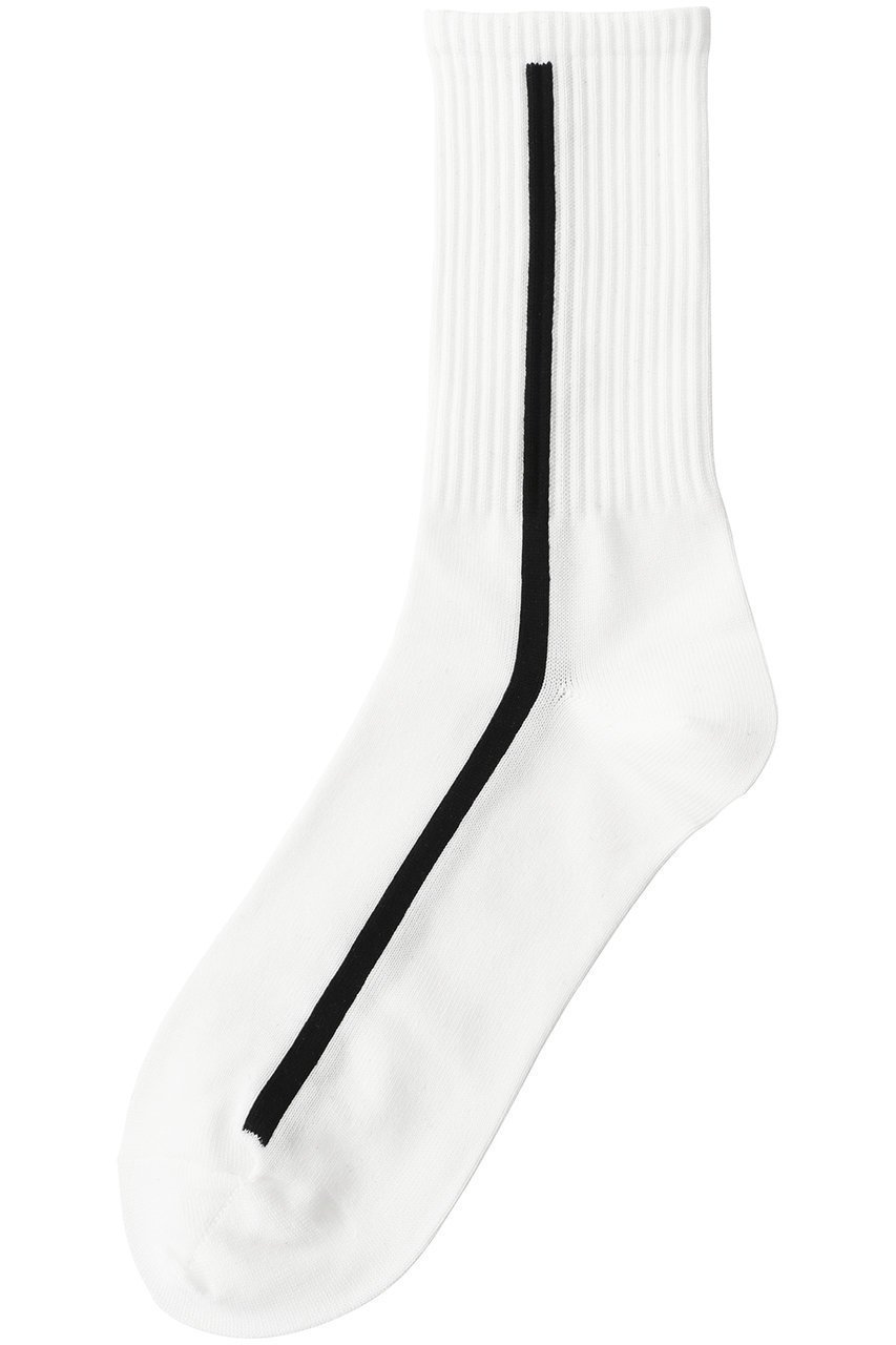 【メゾンスペシャル/MAISON SPECIAL / MEN】の【MEN】シルケットラインソックス インテリア・キッズ・メンズ・レディースファッション・服の通販 founy(ファニー) 　ファッション　Fashion　メンズファッション　Fashion for Men　なめらか　Smooth, Silky Texture　シューズ　Shoes, Footwear　シルケット　Silket, Silky Cotton　スタイリッシュ　Stylish, Fashionable　ソックス　Socks, Hosiery　フィット　Fit, Slim Fit　ワンポイント　One Point, Statement Accent　再入荷　Restock / Back in Stock　夏　Summer　春　Spring　S/S・春夏　SS, Spring/Summer, Warm Season　WHT(ホワイト)|ID: prp329100003240052 ipo3291000000036121859