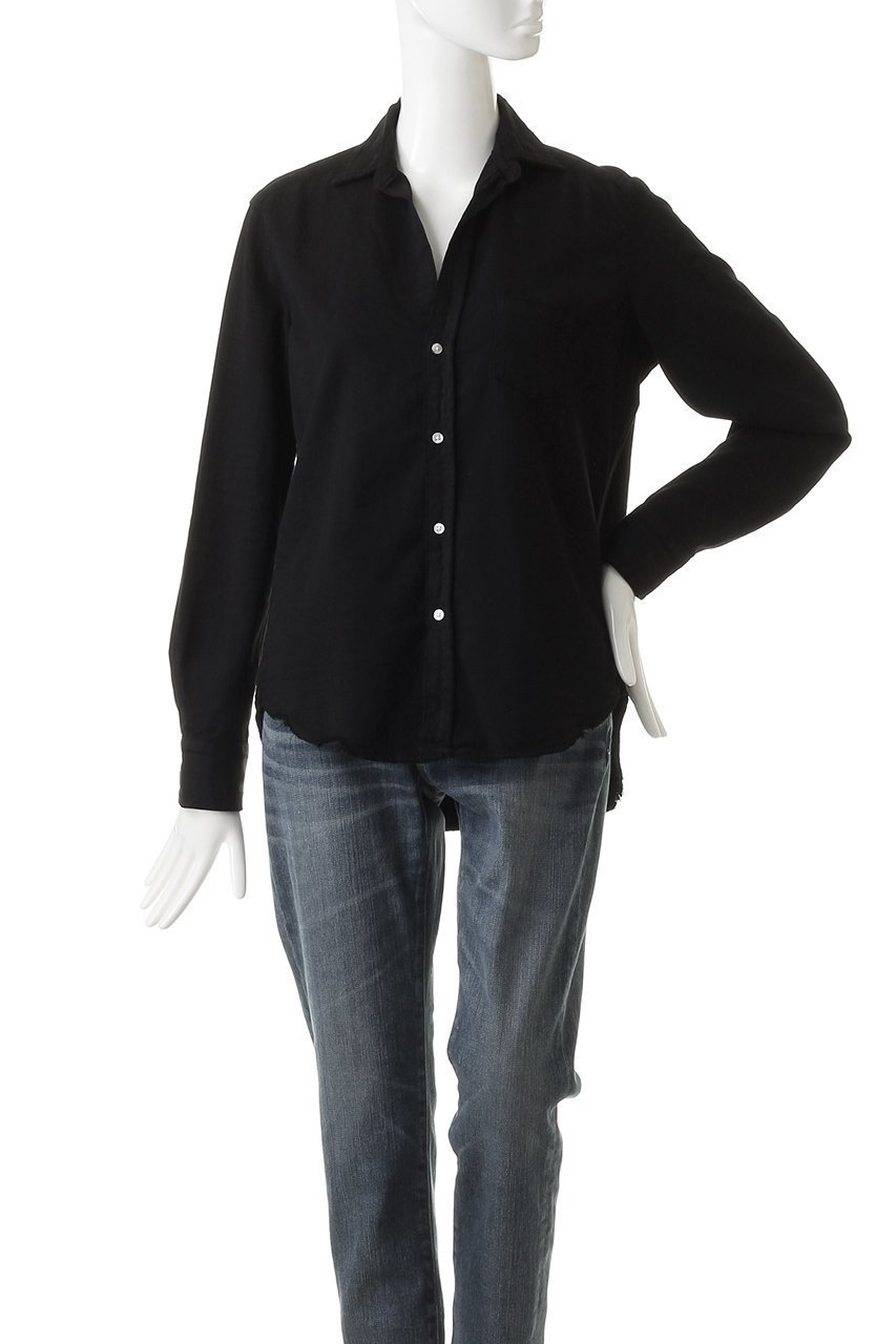 【フランク&アイリーン/Frank&Eileen】のEILEEN コアイタリアンインディゴデニム ブラックデニムシャツ 人気、トレンドファッション・服の通販 founy(ファニー) ファッション Fashion レディースファッション Fashion for Women トップス・カットソー Cut & Sew Tops シャツ・ブラウス・オフィスカジュアル Elegant Blouses & Button-Ups シンプル Simple, Minimal スリーブ Sleeve, Long Sleeve / Short Sleeve ダメージ Distressed, Destroyed ロング Long, Long-Length 定番 Standard, Basic Item other-2|ID: prp329100003243684 ipo3291000000032908921