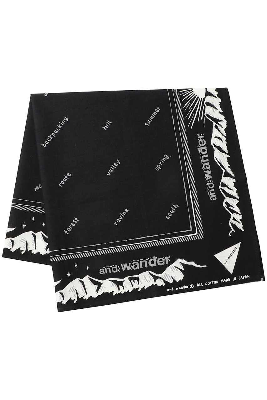 【アンドワンダー/and wander】の【UNISEX】reflective words bandanna 人気、トレンドファッション・服の通販 founy(ファニー) 　ファッション　Fashion　レディースファッション　WOMEN　傘 / レイングッズ　Umbrellas/Rainwear　ユニセックス　Unisex　アウトドア　Outdoor　ハンカチ　Handkerchief　バンダナ　Bandana　傘　Umbrella　時計　Clock　 other-1|ID: prp329100003243690 ipo3291000000021770143