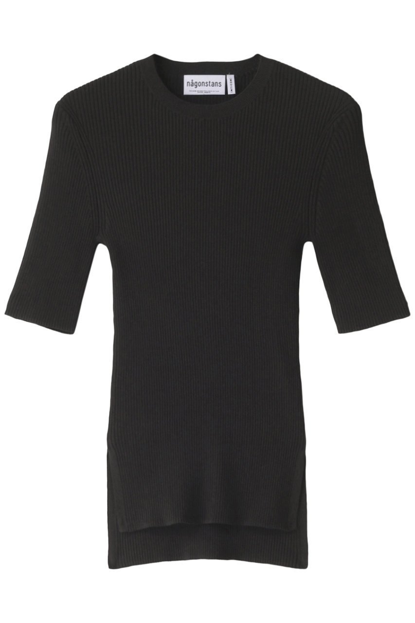 【ナゴンスタンス/nagonstans】の5分袖クルーネック インテリア・キッズ・メンズ・レディースファッション・服の通販 founy(ファニー) 　ファッション　Fashion　レディースファッション　Fashion for Women　トップス・カットソー　Cut & Sew Tops　シャツ・ブラウス・オフィスカジュアル　Elegant Blouses & Button-Ups　ロングTシャツ・Tシャツ　Longline T-Shirts & Tees　カットソー・ベーシックTシャツ　Cut-and-Sewn Tops / Stretch Tees & Basics　インナー　Innerwear　ショート　Short, Short Length　シンプル　Simple, Minimal　スリーブ　Sleeve, Long Sleeve / Short Sleeve　Cement|ID: prp329100003243720 ipo3291000000036653899