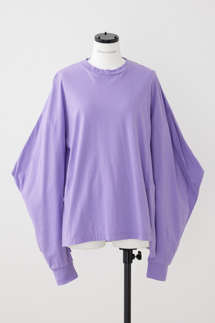【ナゴンスタンス/nagonstans】のSingle Jersey Pointy スリーブロンT 人気、トレンドファッション・服の通販 founy(ファニー) 　ファッション　Fashion　レディースファッション　Fashion for Women　トップス・カットソー　Cut & Sew Tops　シャツ・ブラウス・オフィスカジュアル　Elegant Blouses & Button-Ups　ロングTシャツ・Tシャツ　Longline T-Shirts & Tees　カットソー・ベーシックTシャツ　Cut-and-Sewn Tops / Stretch Tees & Basics　インナー　Innerwear　スリーブ　Sleeve, Long Sleeve / Short Sleeve　フォルム　Silhouette, Form　ロング　Long, Long-Length　 other-1|ID: prp329100003243724 ipo3291000000035809433