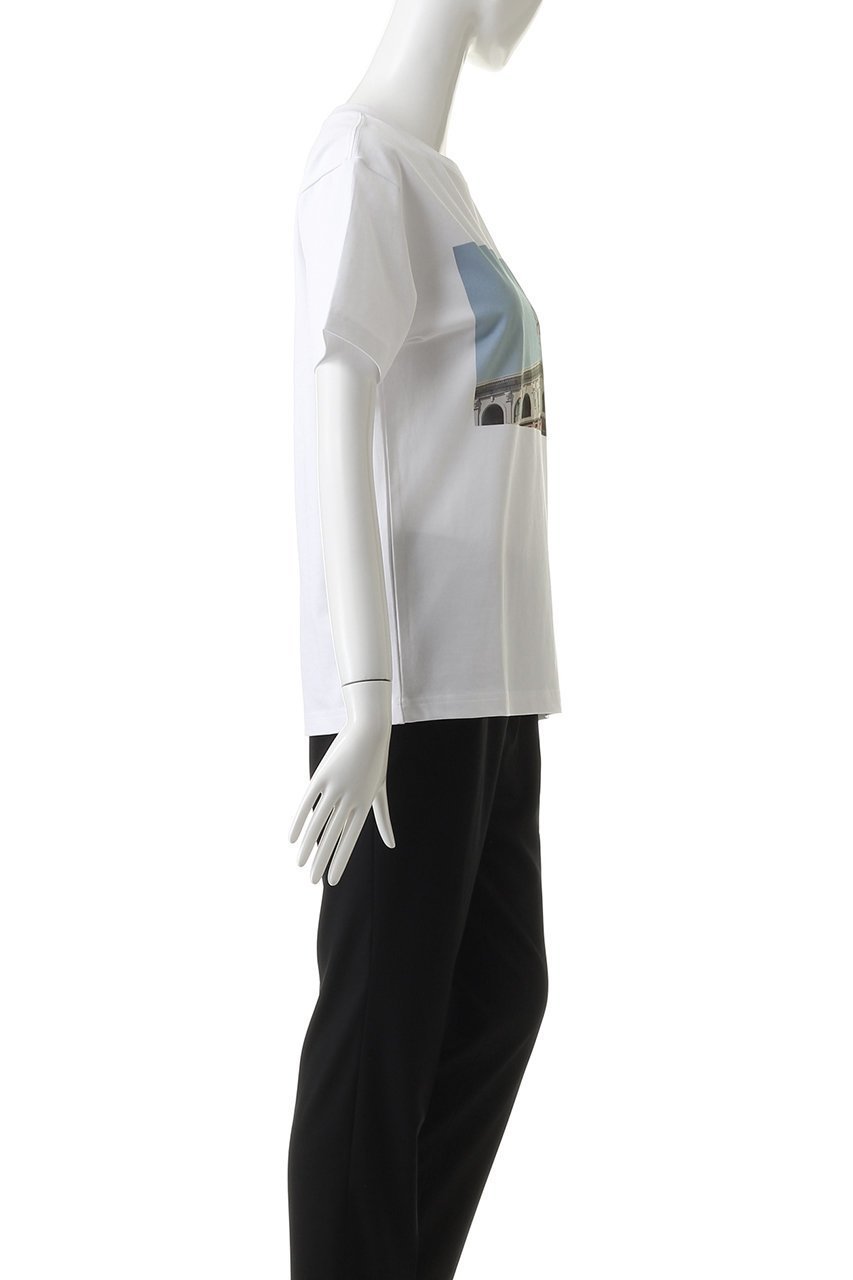 【エリオポール/heliopole】の【THREE DOTS】S/S グラフィックTEE 人気、トレンドファッション・服の通販 founy(ファニー) 　ファッション　Fashion　レディースファッション　WOMEN　トップス・カットソー　Tops/Tshirt　シャツ/ブラウス　Shirts/Blouses　ロング / Tシャツ　T-Shirts　カットソー　Cut and Sewn　グラフィック　Graphic　ショート　Short　スリット　Slit　スリーブ　Sleeve　プリント　Print　ワーク　Work　夏　Summer　S/S・春夏　Ss・Spring/Summer　other-3|ID: prp329100003246197 ipo3291000000031412447