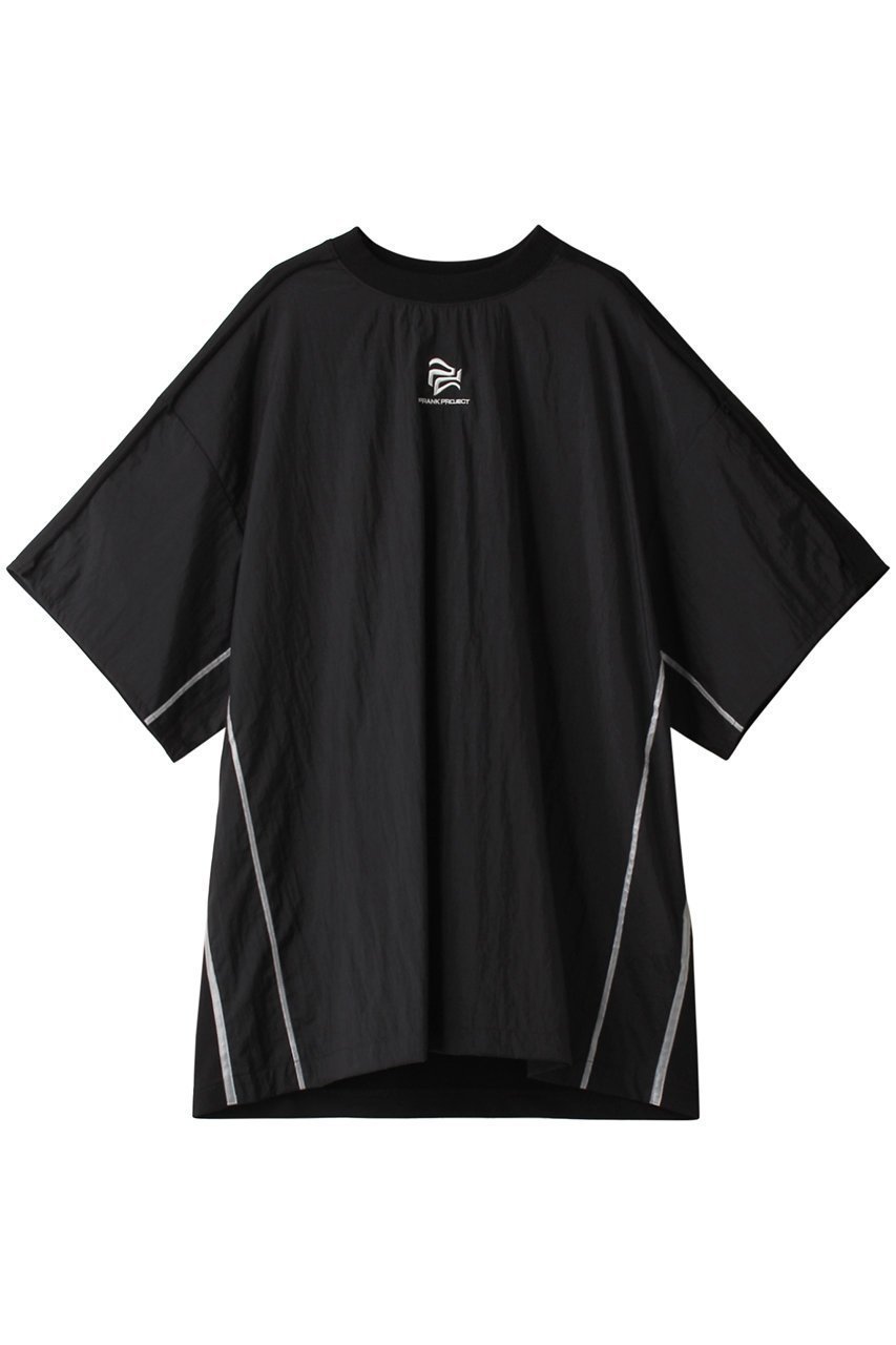 【プランク プロジェクト/PRANK PROJECT】のオーバーサイズコンビネーショントップ / Oversized Combination Top 人気、トレンドファッション・服の通販 founy(ファニー) ファッション Fashion レディースファッション Fashion for Women トップス・カットソー Cut & Sew Tops シャツ・ブラウス・オフィスカジュアル Elegant Blouses & Button-Ups ロングTシャツ・Tシャツ Longline T-Shirts & Tees カットソー・ベーシックTシャツ Cut-and-Sewn Tops / Stretch Tees & Basics おすすめ Recommended / Our Picks コンビ Combo, Combination Style ショート Short, Short Length スポーティ Sporty, Casual Athletic スリーブ Sleeve, Long Sleeve / Short Sleeve タフタ Taffeta, Structured Fabric フロント Front, Front Design ワンポイント One Point, Statement Accent other-1|ID: prp329100003248071 ipo3291000000032853167