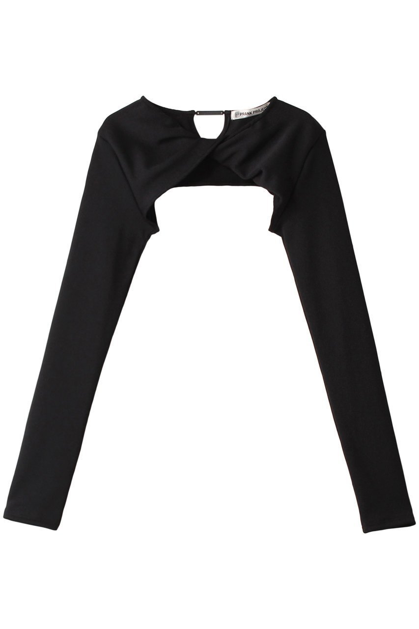 【プランク プロジェクト/PRANK PROJECT】のツイストボレロトップ / Twisted Bolero Top 人気、トレンドファッション・服の通販 founy(ファニー) 　ファッション　Fashion　レディースファッション　Fashion for Women　アウター　Coat / Outerwear Collection　ボレロ・ショート丈ジャケット / ドレス羽織りに　Boleros & Short Jackets　トップス・カットソー　Cut & Sew Tops　シャツ・ブラウス・オフィスカジュアル　Elegant Blouses & Button-Ups　ロングTシャツ・Tシャツ　Longline T-Shirts & Tees　カットソー・ベーシックTシャツ　Cut-and-Sewn Tops / Stretch Tees & Basics　アシンメトリー　Asymmetrical Style　キャミ　Camisole, Cami Top　スリーブ　Sleeve, Long Sleeve / Short Sleeve　タンク　Tank Top, Sleeveless Top　ツイスト　Tweed, Tweed Fabric　フィット　Fit, Slim Fit　フロント　Front, Front Design　プレート　Plate, Dish　ボレロ　Bolero, Short Cardigan　メタル　Metal, Metal Parts　ロング　Long, Long-Length　夏　Summer　 other-1|ID: prp329100003248073 ipo3291000000032853229