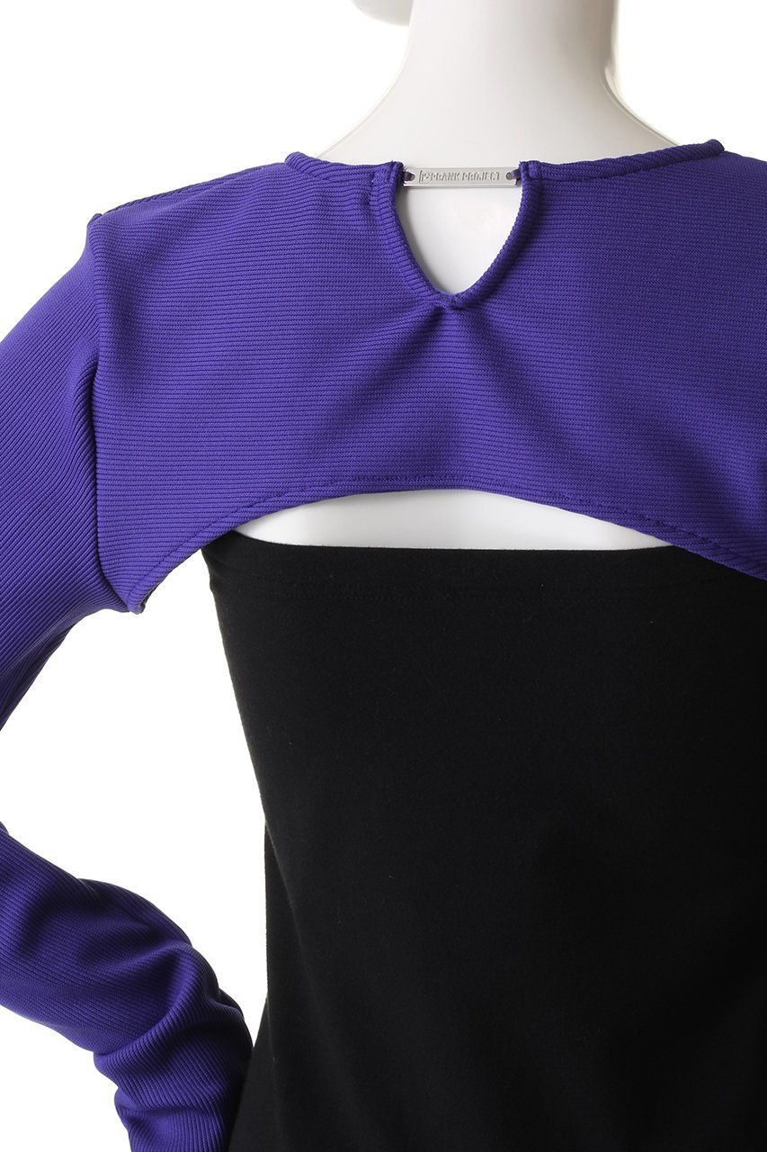 【プランク プロジェクト/PRANK PROJECT】のツイストボレロトップ / Twisted Bolero Top 人気、トレンドファッション・服の通販 founy(ファニー) 　ファッション　Fashion　レディースファッション　Fashion for Women　アウター　Coat / Outerwear Collection　ボレロ・ショート丈ジャケット / ドレス羽織りに　Boleros & Short Jackets　トップス・カットソー　Cut & Sew Tops　シャツ・ブラウス・オフィスカジュアル　Elegant Blouses & Button-Ups　ロングTシャツ・Tシャツ　Longline T-Shirts & Tees　カットソー・ベーシックTシャツ　Cut-and-Sewn Tops / Stretch Tees & Basics　アシンメトリー　Asymmetrical Style　キャミ　Camisole, Cami Top　スリーブ　Sleeve, Long Sleeve / Short Sleeve　タンク　Tank Top, Sleeveless Top　ツイスト　Tweed, Tweed Fabric　フィット　Fit, Slim Fit　フロント　Front, Front Design　プレート　Plate, Dish　ボレロ　Bolero, Short Cardigan　メタル　Metal, Metal Parts　ロング　Long, Long-Length　夏　Summer　other-5|ID: prp329100003248073 ipo3291000000032853261