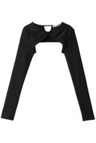【プランク プロジェクト/PRANK PROJECT】のツイストボレロトップ / Twisted Bolero Top 人気、トレンドファッション・服の通販 founy(ファニー) ファッション Fashion レディースファッション Fashion for Women アウター Coat / Outerwear Collection ボレロ・ショート丈ジャケット / ドレス羽織りに Boleros & Short Jackets トップス・カットソー Cut & Sew Tops シャツ・ブラウス・オフィスカジュアル Elegant Blouses & Button-Ups ロングTシャツ・Tシャツ Longline T-Shirts & Tees カットソー・ベーシックTシャツ Cut-and-Sewn Tops / Stretch Tees & Basics アシンメトリー Asymmetrical Style キャミ Camisole, Cami Top スリーブ Sleeve, Long Sleeve / Short Sleeve タンク Tank Top, Sleeveless Top ツイスト Tweed, Tweed Fabric フィット Fit, Slim Fit フロント Front, Front Design プレート Plate, Dish ボレロ Bolero, Short Cardigan メタル Metal, Metal Parts ロング Long, Long-Length 夏 Summer thumbnail BLK(ブラック)|ID: prp329100003248073 ipo3291000000036668783