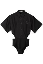 【プランク プロジェクト/PRANK PROJECT】のハーフスリーブシャツボディスーツ / Half Sleeve Shirt Bodysuit BLK(ブラック)|ID:prp329100003248076