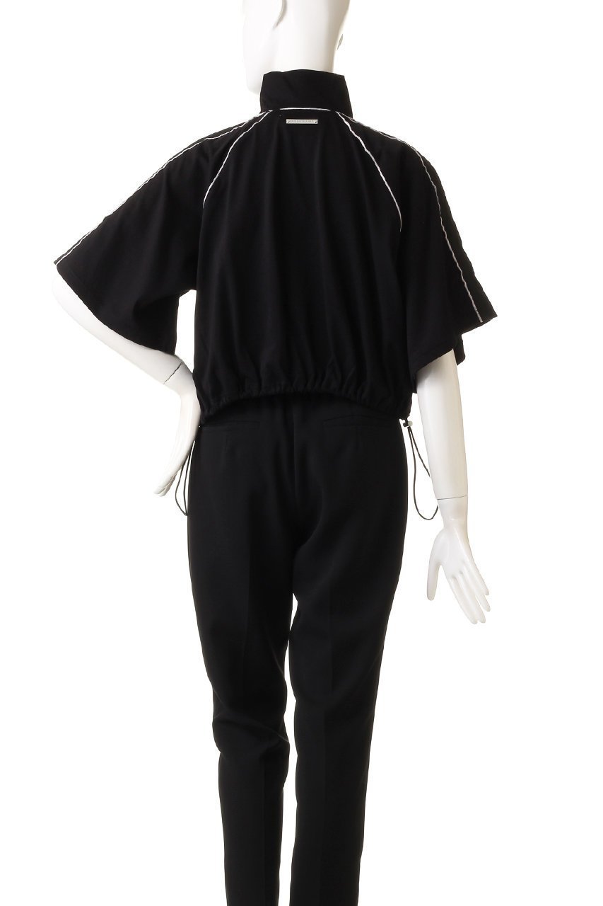 【プランク プロジェクト/PRANK PROJECT】のバイカラークロップドZIPトップ / Bicolor Cropped Zip Top 人気、トレンドファッション・服の通販 founy(ファニー) 　ファッション　Fashion　レディースファッション　WOMEN　トップス・カットソー　Tops/Tshirt　シャツ/ブラウス　Shirts/Blouses　カットソー　Cut And Sew　クロップド　Cropped　ショート　Short　スポーティ　Sporty　スリーブ　Sleeve　タフタ　Taffeta　ドッキング　Docking　バランス　Balance　パイピング　Piping　other-4|ID: prp329100003248077 ipo3291000000031407879