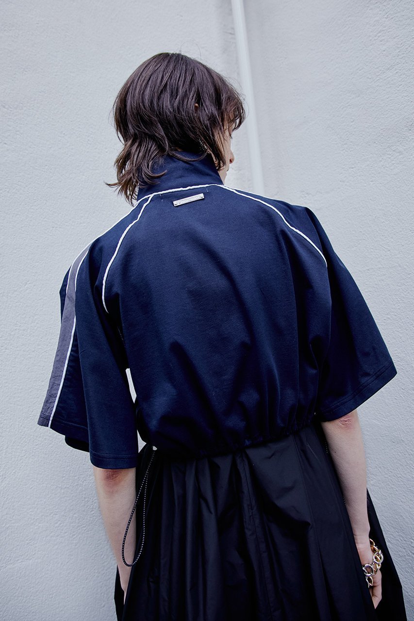 【プランク プロジェクト/PRANK PROJECT】のバイカラークロップドZIPトップ / Bicolor Cropped Zip Top 人気、トレンドファッション・服の通販 founy(ファニー) ファッション Fashion レディースファッション Fashion for Women トップス・カットソー Cut & Sew Tops シャツ・ブラウス・オフィスカジュアル Elegant Blouses & Button-Ups カットソー Cut and Sewn Top クロップド Cropped, Short Length ショート Short, Short Length スポーティ Sporty, Casual Athletic スリーブ Sleeve, Long Sleeve / Short Sleeve タフタ Taffeta, Structured Fabric ドッキング Docking, Mixed Material バランス Balance, Style Balance パイピング Piping, Trim Design other-4|ID: prp329100003248077 ipo3291000000032938705