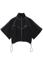 【プランク プロジェクト/PRANK PROJECT】のバイカラークロップドZIPトップ / Bicolor Cropped Zip Top BLK(ブラック)|ID: prp329100003248077 ipo3291000000036221957