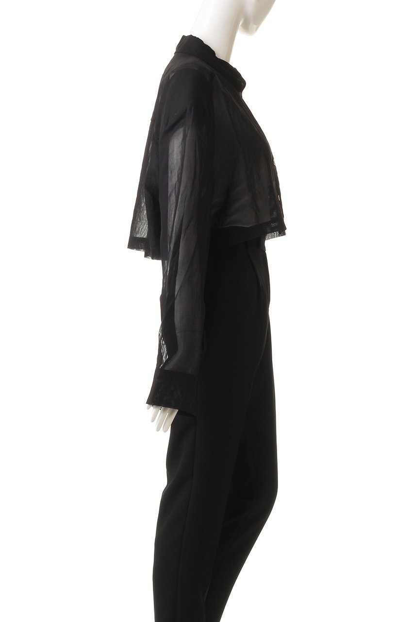 【プランク プロジェクト/PRANK PROJECT】のコットンオーガンジーオーバーショルダーシャツ / Cotton Organzy Over Shoulder Shirt 人気、トレンドファッション・服の通販 founy(ファニー) ファッション Fashion レディースファッション Fashion for Women トップス・カットソー Cut & Sew Tops シャツ・ブラウス・オフィスカジュアル Elegant Blouses & Button-Ups インナー Innerwear オーガンジー Organza Fabric ショート Short, Short Length スリーブ Sleeve, Long Sleeve / Short Sleeve マニッシュ Mannish, Boyish メタル Metal, Metal Parts ロング Long, Long-Length 夏 Summer 羽織 Haori, Light Jacket other-3|ID: prp329100003248081 ipo3291000000032937881