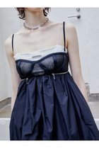 【プランク プロジェクト/PRANK PROJECT】のボリュームコンシャスベアワンピ / Voluminous Conscious Bear Dress 人気、トレンドファッション・服の通販 founy(ファニー) ファッション Fashion レディースファッション WOMEN ワンピース Dress ドレス Party Dresses チュニック Tunic おすすめ Recommend インナー Inner スポーティ Sporty タフタ Taffeta ダウン Down チュニック Tunic ミックス Mix メッシュ Mesh ラッセル Russell ロング Long thumbnail BLK(ブラック)|ID: prp329100003248083 ipo3291000000021811776