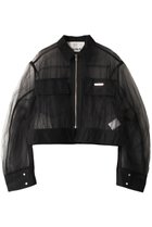 【プランク プロジェクト/PRANK PROJECT】のチュールジャケット / Tulle Jacket 人気、トレンドファッション・服の通販 founy(ファニー) ファッション Fashion レディースファッション Fashion for Women アウター Coat / Outerwear Collection レディースジャケット・軽アウター Jackets おすすめ Recommended / Our Picks ショート Short, Short Length ジャケット Jacket, Outerwear チュール Tulip, Tulip Motif バランス Balance, Style Balance フォルム Silhouette, Form thumbnail BLK(ブラック)|ID: prp329100003248085 ipo3291000000032967063