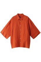 【ヤヌーク/YANUK】のオーバーサイズ リネンシャツ オレンジ|ID:prp329100003252118