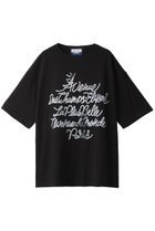【メゾンスペシャル/MAISON SPECIAL】の【UNISEX】AVENUEプリント半袖Tシャツ BLK(ブラック)|ID:prp329100003252121