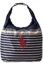 【ポロラルフローレン/POLO RALPH LAUREN】の透湿撥水マリンボーダーレインバッグ ネイビーブルー|ID: prp329100003254791 ipo3291000000032797733