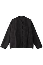 【ミズイロ インド/mizuiro ind】のlace stand collar wide shirt シャツ 人気、トレンドファッション・服の通販 founy(ファニー) ファッション Fashion レディースファッション Fashion for Women トップス・カットソー Cut & Sew Tops シャツ・ブラウス・オフィスカジュアル Elegant Blouses & Button-Ups シアー Sheer, See-Through スカラップ Scallop, Scalloped Edge スタンド Stand Collar, Upright Stand スリーブ Sleeve, Long Sleeve / Short Sleeve フロント Front, Front Design ロング Long, Long-Length thumbnail ブラック|ID: prp329100003254805 ipo3291000000032940524