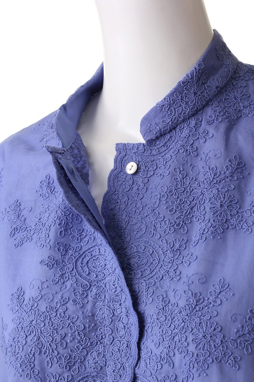 【ミズイロ インド/mizuiro ind】のlace stand collar wide shirt シャツ 人気、トレンドファッション・服の通販 founy(ファニー) ファッション Fashion レディースファッション Fashion for Women トップス・カットソー Cut & Sew Tops シャツ・ブラウス・オフィスカジュアル Elegant Blouses & Button-Ups シアー Sheer, See-Through スカラップ Scallop, Scalloped Edge スタンド Stand Collar, Upright Stand スリーブ Sleeve, Long Sleeve / Short Sleeve フロント Front, Front Design ロング Long, Long-Length other-6|ID: prp329100003254805 ipo3291000000032940570