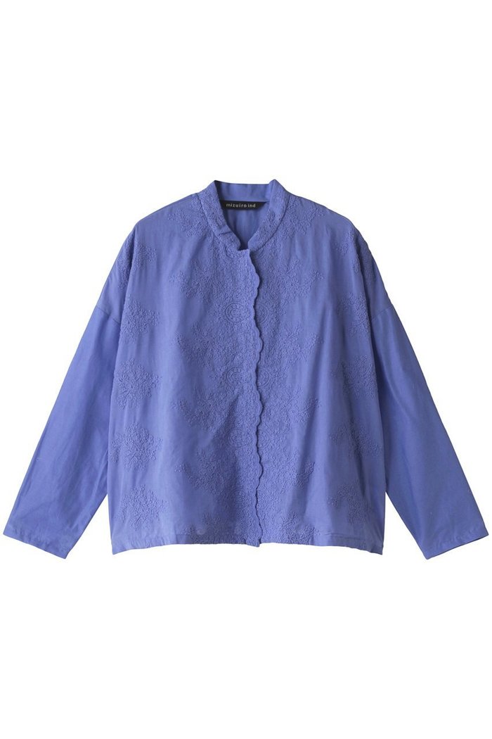 【ミズイロ インド/mizuiro ind】のlace stand collar wide shirt シャツ インテリア・キッズ・メンズ・レディースファッション・服の通販 founy(ファニー) https://founy.com/ ファッション Fashion レディースファッション Fashion for Women トップス・カットソー Cut & Sew Tops シャツ・ブラウス・オフィスカジュアル Elegant Blouses & Button-Ups シアー Sheer, See-Through スカラップ Scallop, Scalloped Edge スタンド Stand Collar, Upright Stand スリーブ Sleeve, Long Sleeve / Short Sleeve フロント Front, Front Design ロング Long, Long-Length |ID: prp329100003254805 ipo3291000000036402540