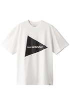 【アンドワンダー/and wander】の【UNISEX】and wander big logo T ホワイト|ID:prp329100003254826