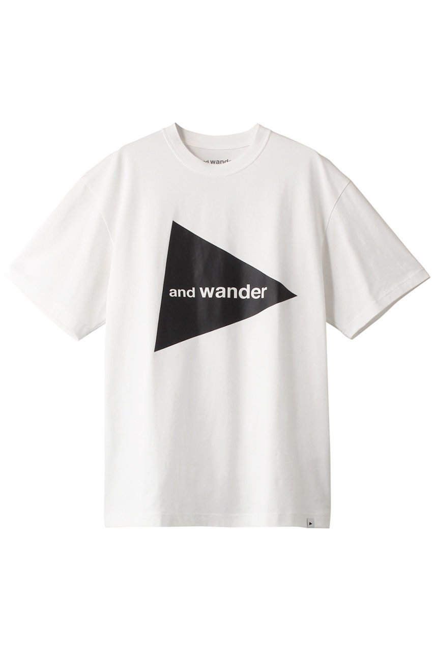 【アンドワンダー/and wander】の【UNISEX】and wander big logo T インテリア・キッズ・メンズ・レディースファッション・服の通販 founy(ファニー) 　ファッション　Fashion　レディースファッション　WOMEN　トップス・カットソー　Tops/Tshirt　シャツ/ブラウス　Shirts/Blouses　ロング / Tシャツ　T-Shirts　カットソー　Cut and Sewn　ユニセックス　Unisex　ショート　Short　スリーブ　Sleeve　ビッグ　Big　フロント　Front　ホワイト|ID: prp329100003254826 ipo3291000000021823354