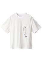 【アンドワンダー/and wander】の【UNISEX】pocket T オフホワイト|ID:prp329100003254827