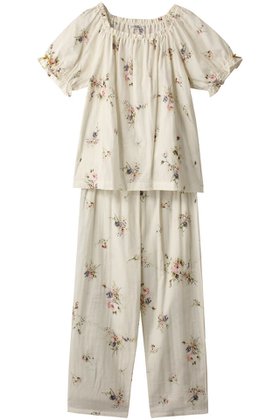【イクコ/IKUKO / GOODS】のダブルガーゼ花柄プリントパフスリーブパジャマ 人気、トレンドファッション・服の通販 founy(ファニー) ギャザー Gathered, Ruffled スリーブ Sleeve, Long Sleeve / Short Sleeve ダブル Double, Double-Breasted パジャマ Pajamas, Sleepwear 吸水 Absorbent, Quick-Dry |ID:prp329100003257333