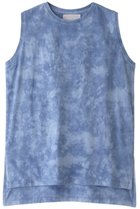 【マリリンムーン/MARILYN MOON】の【WALANCE】タイダイジャージースリーブレスTシャツ 人気、トレンドファッション・服の通販 founy(ファニー) ファッション Fashion レディースファッション Fashion for Women トップス・カットソー Cut & Sew Tops キャミソール&ノースリーブ Camisoles & Sleeveless Tops シャツ・ブラウス・オフィスカジュアル Elegant Blouses & Button-Ups ロングTシャツ・Tシャツ Longline T-Shirts & Tees カットソー・ベーシックTシャツ Cut-and-Sewn Tops / Stretch Tees & Basics キャミソール Camisole, Spaghetti Strap Top シンプル Simple, Minimal スリーブ Sleeve, Long Sleeve / Short Sleeve タンク Tank Top, Sleeveless Top ハンド Hand, Handmade thumbnail インディゴ|ID: prp329100003260341 ipo3291000000035532542