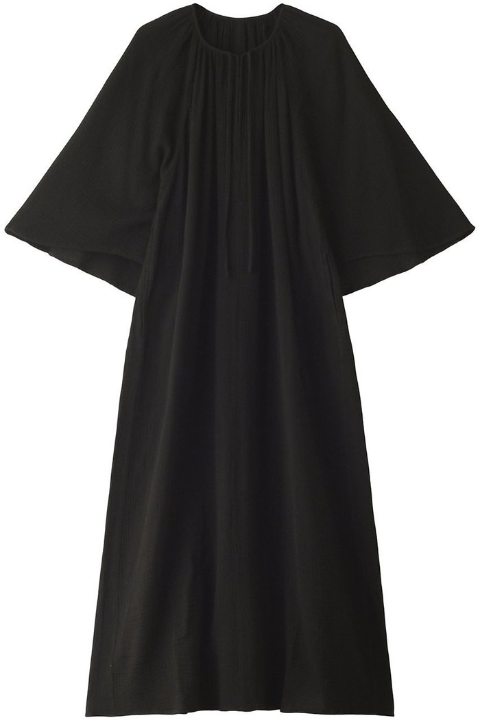 【マリリンムーン/MARILYN MOON】の【WALANCE】コットンガーゼワイドスリーブドレス インテリア・キッズ・メンズ・レディースファッション・服の通販 founy(ファニー) https://founy.com/ ファッション Fashion レディースファッション Fashion for Women ワンピース Dresses フォーマル・パーティードレス・結婚式用ドレス Elegant & Casual Dresses チュニック Tunic Tops & Dresses スリーブ Sleeve, Long Sleeve / Short Sleeve チュニック Tunic, Long Top ドレス Dress, One-Piece ロング Long, Long-Length ワイド Wide, Wide Fit 夏 Summer 春 Spring S/S・春夏 SS, Spring/Summer, Warm Season |ID: prp329100003260342 ipo3291000000035957743