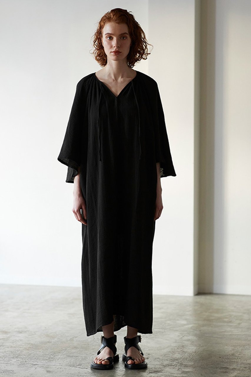 【マリリンムーン/MARILYN MOON】の【WALANCE】コットンガーゼワイドスリーブドレス 人気、トレンドファッション・服の通販 founy(ファニー) 　ファッション　Fashion　レディースファッション　Fashion for Women　ワンピース　Dresses　フォーマル・パーティードレス・結婚式用ドレス　Elegant & Casual Dresses　チュニック　Tunic Tops & Dresses　スリーブ　Sleeve, Long Sleeve / Short Sleeve　チュニック　Tunic, Long Top　ドレス　Dress, One-Piece　ロング　Long, Long-Length　ワイド　Wide, Wide Fit　夏　Summer　春　Spring　S/S・春夏　SS, Spring/Summer, Warm Season　other-7|ID: prp329100003260342 ipo3291000000036758096