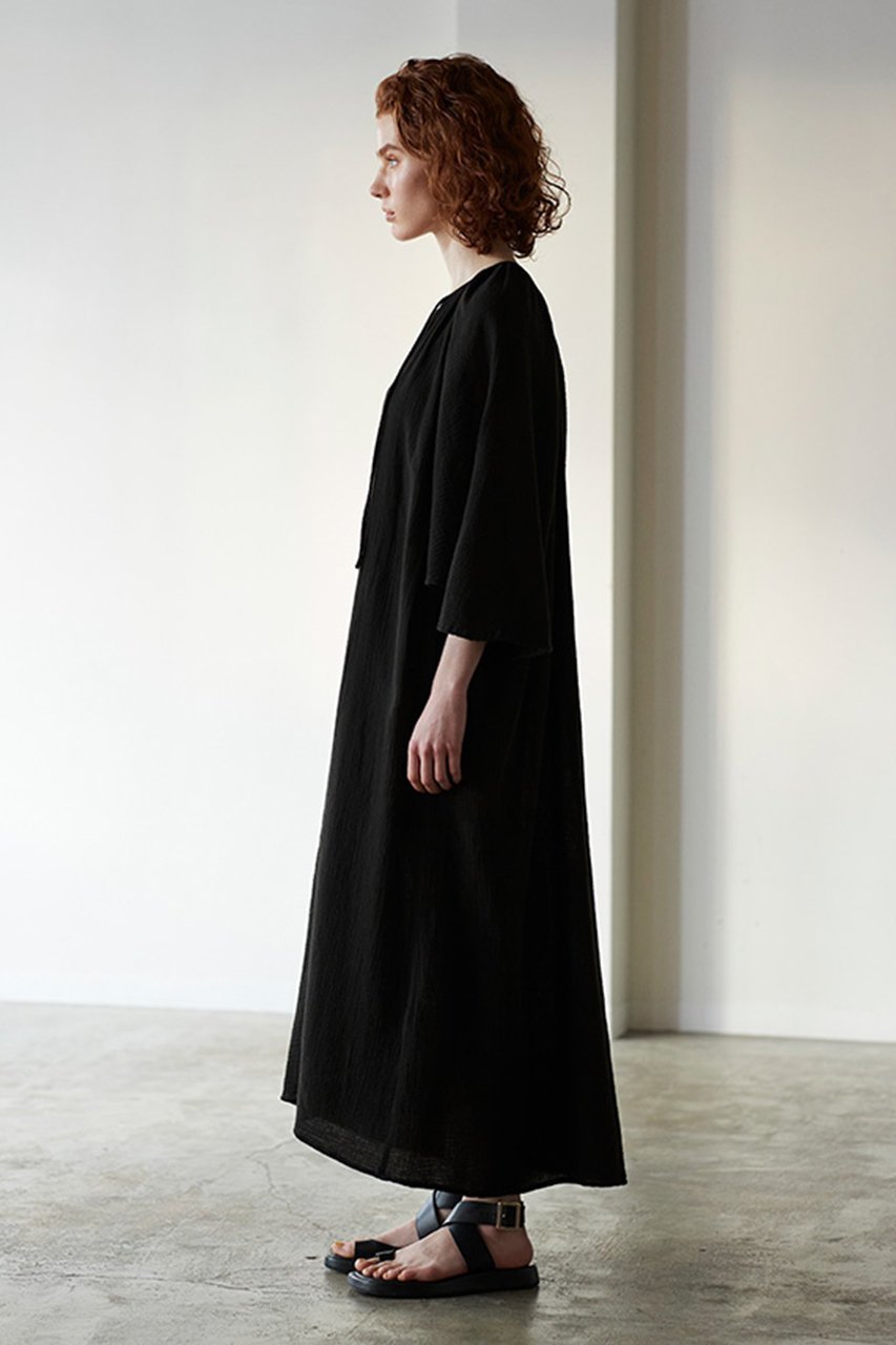 【マリリンムーン/MARILYN MOON】の【WALANCE】コットンガーゼワイドスリーブドレス 人気、トレンドファッション・服の通販 founy(ファニー) 　ファッション　Fashion　レディースファッション　Fashion for Women　ワンピース　Dresses　フォーマル・パーティードレス・結婚式用ドレス　Elegant & Casual Dresses　チュニック　Tunic Tops & Dresses　スリーブ　Sleeve, Long Sleeve / Short Sleeve　チュニック　Tunic, Long Top　ドレス　Dress, One-Piece　ロング　Long, Long-Length　ワイド　Wide, Wide Fit　夏　Summer　春　Spring　S/S・春夏　SS, Spring/Summer, Warm Season　other-8|ID: prp329100003260342 ipo3291000000036758097