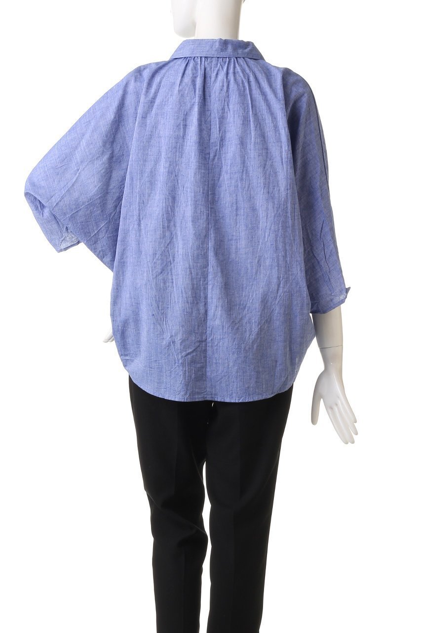 【ミズイロ インド/mizuiro ind】のgatherd dolman shirt シャツ 人気、トレンドファッション・服の通販 founy(ファニー) ファッション Fashion レディースファッション Fashion for Women トップス・カットソー Cut & Sew Tops シャツ・ブラウス・オフィスカジュアル Elegant Blouses & Button-Ups スリーブ Sleeve, Long Sleeve / Short Sleeve リネン Linen, Linen Fabric ロング Long, Long-Length 夏 Summer 春 Spring S/S・春夏 SS, Spring/Summer, Warm Season other-4|ID: prp329100003266952 ipo3291000000036783783