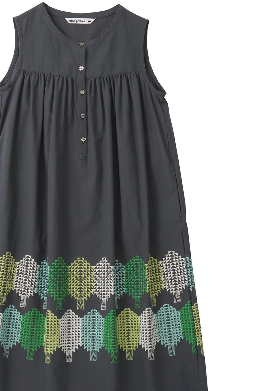 【ミナ ペルホネン/mina perhonen / KIDS】の【KIDS】forest candy ワンピース チャコール 150 人気、トレンドファッション・服の通販 founy(ファニー) 　ファッション　Fashion　キッズファッション　Fashion for Kids　ワンピース　Dresses　おすすめ　Recommended / Our Picks　カラフル　Colorful Design　ギャザー　Gathered, Ruffled　other-3|ID: prp329100003266975 ipo3291000000036236065