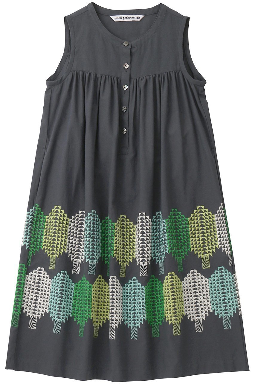 【ミナ ペルホネン/mina perhonen / KIDS】の【KIDS】forest candy ワンピース チャコール 130 人気、トレンドファッション・服の通販 founy(ファニー) 　ファッション　Fashion　キッズファッション　Fashion for Kids　ワンピース　Dresses　カットソー　Cut and Sewn Top　カラフル　Colorful Design　ノースリーブ　Sleeveless, No-Sleeve　ロング　Long, Long-Length　 other-1|ID: prp329100003266976 ipo3291000000036236067
