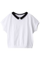【ミズイロ インド/mizuiro ind】のshirt collar dolman T Tシャツ オフホワイトA|ID:prp329100003269081