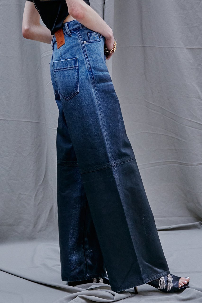 【プランク プロジェクト/PRANK PROJECT】のスプレーワイドデニム / Spray Wide Denim 人気、トレンドファッション・服の通販 founy(ファニー) 　ファッション　Fashion　レディースファッション　WOMEN　パンツ　Pants　デニムパンツ　Denim Pants　おすすめ　Recommend　アシンメトリー　Asymmetry　グラデーション　Gradation　デニム　Denim　other-2|ID: prp329100003269111 ipo3291000000031411651