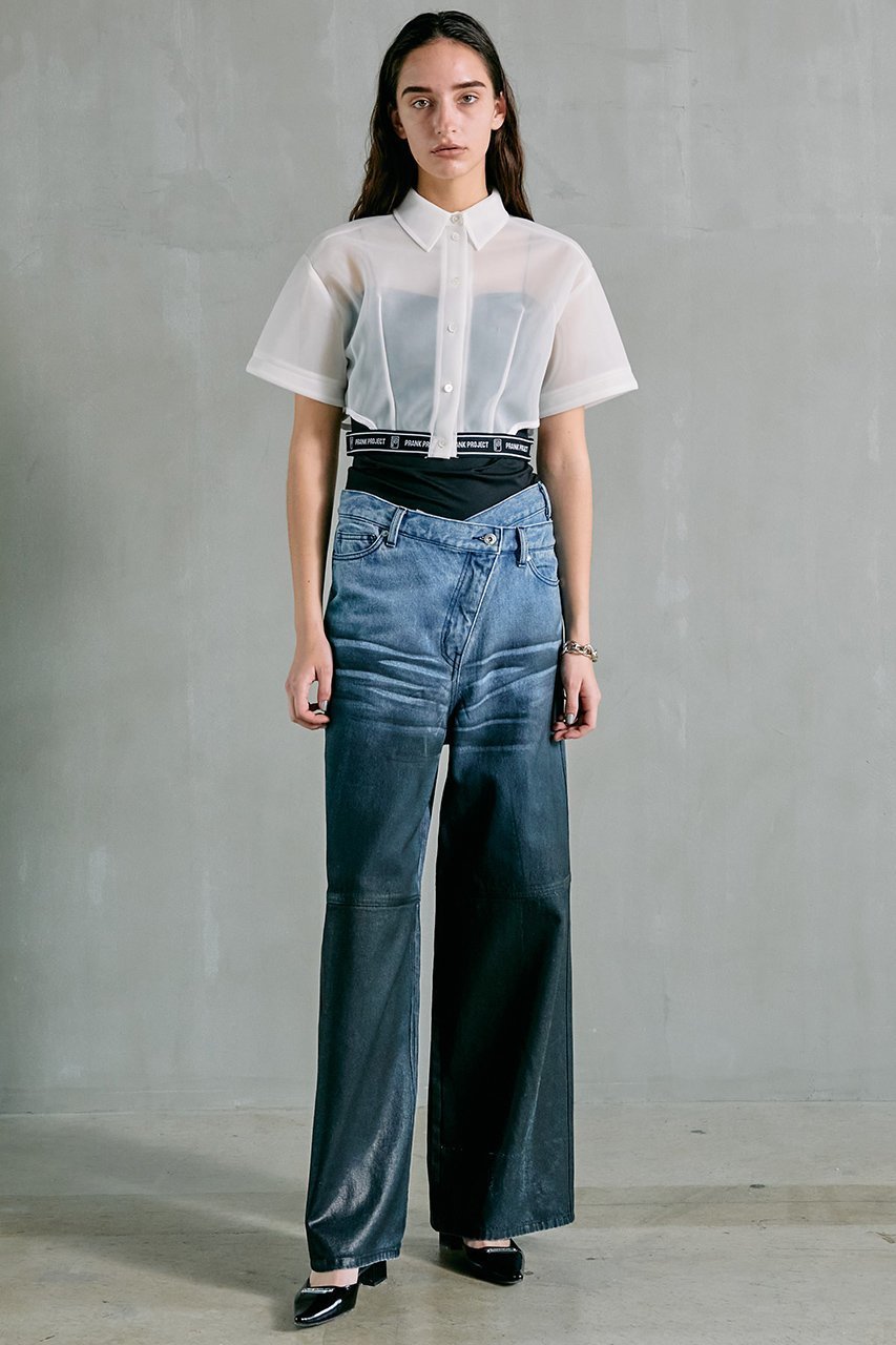 【プランク プロジェクト/PRANK PROJECT】のスプレーワイドデニム / Spray Wide Denim 人気、トレンドファッション・服の通販 founy(ファニー) 　ファッション　Fashion　レディースファッション　WOMEN　パンツ　Pants　デニムパンツ　Denim Pants　おすすめ　Recommend　アシンメトリー　Asymmetry　グラデーション　Gradation　デニム　Denim　other-8|ID: prp329100003269111 ipo3291000000031411664