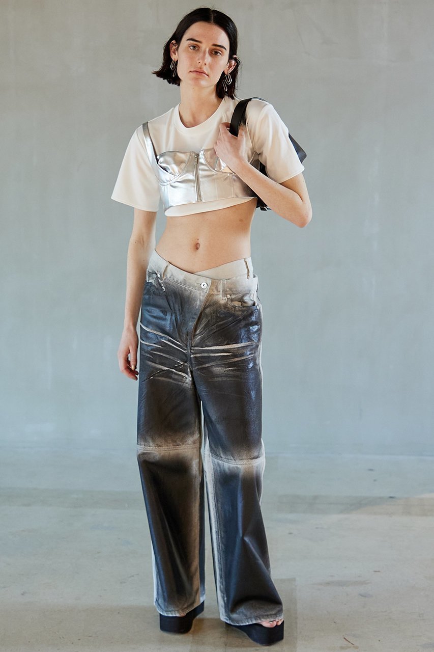 【プランク プロジェクト/PRANK PROJECT】のスプレーワイドデニム / Spray Wide Denim 人気、トレンドファッション・服の通販 founy(ファニー) 　ファッション　Fashion　レディースファッション　Fashion for Women　パンツ　Pants & Trousers　デニムパンツ・ジーンズ・美脚デニム　Denim Jeans & Pants　おすすめ　Recommended / Our Picks　アシンメトリー　Asymmetrical Style　グラデーション　Gradient, Ombre　デニム　Denim, Jeans Material　other-6|ID: prp329100003269111 ipo3291000000032830561