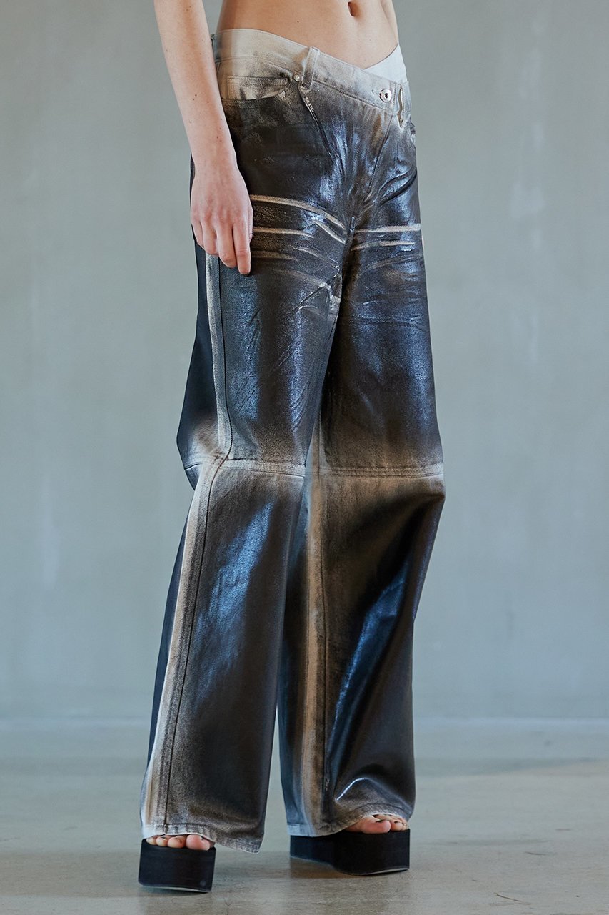 【プランク プロジェクト/PRANK PROJECT】のスプレーワイドデニム / Spray Wide Denim 人気、トレンドファッション・服の通販 founy(ファニー) 　ファッション　Fashion　レディースファッション　Fashion for Women　パンツ　Pants & Trousers　デニムパンツ・ジーンズ・美脚デニム　Denim Jeans & Pants　おすすめ　Recommended / Our Picks　アシンメトリー　Asymmetrical Style　グラデーション　Gradient, Ombre　デニム　Denim, Jeans Material　other-7|ID: prp329100003269111 ipo3291000000032830562