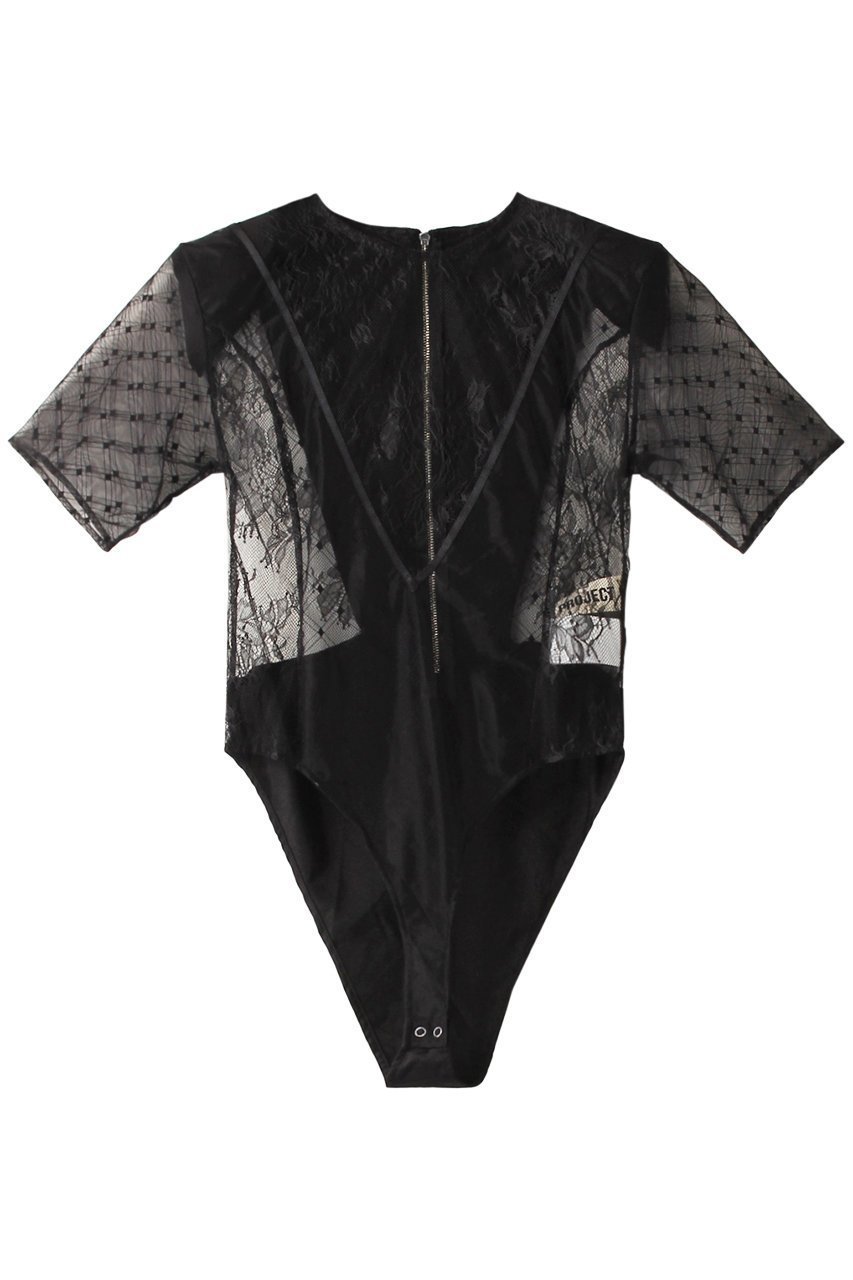 【プランク プロジェクト/PRANK PROJECT】のコンビチュールボディスーツ / Combi Tulle Bodysuit 人気、トレンドファッション・服の通販 founy(ファニー) ファッション Fashion レディースファッション Fashion for Women トップス・カットソー Cut & Sew Tops シャツ・ブラウス・オフィスカジュアル Elegant Blouses & Button-Ups ロングTシャツ・Tシャツ Longline T-Shirts & Tees カットソー・ベーシックTシャツ Cut-and-Sewn Tops / Stretch Tees & Basics おすすめ Recommended / Our Picks コンパクト Compact, Small Size ショート Short, Short Length ストレッチ Stretch, Stretchy Fabric スリーブ Sleeve, Long Sleeve / Short Sleeve スーツ Suit, Formalwear デニム Denim, Jeans Material レース Lace, Lace Fabric ワイド Wide, Wide Fit other-1|ID: prp329100003269116 ipo3291000000036794800