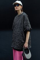 【プランク プロジェクト/PRANK PROJECT】の【UNISEX】ワッシャープリーツオーバートップ / Washed Pleated Over Top 人気、トレンドファッション・服の通販 founy(ファニー) ファッション Fashion レディースファッション WOMEN トップス・カットソー Tops/Tshirt シャツ/ブラウス Shirts/Blouses ロング / Tシャツ T-Shirts カットソー Cut and Sewn ユニセックス Unisex おすすめ Recommend ショート Short スリーブ Sleeve フレア Flare プリーツ Pleats 人気 Popularity thumbnail C.GRY(チャコールグレー)|ID: prp329100003269117 ipo3291000000021889848