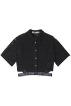 【プランク プロジェクト/PRANK PROJECT】のレースロゴバンドシャツ / Lace Logo Band Shirt BLK(ブラック)|ID: prp329100003269118 ipo3291000000037215222