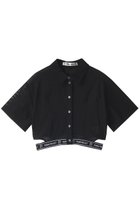 【プランク プロジェクト/PRANK PROJECT】のシースルーロゴバンドシャツ / See-through Logo Band Shirt BLK(ブラック)|ID:prp329100003269119