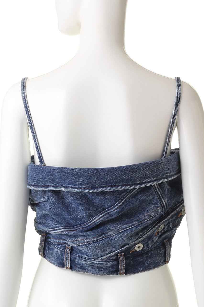 【プランク プロジェクト/PRANK PROJECT】のGジャンビスチェ / Denim Jumper Bustier 人気、トレンドファッション・服の通販 founy(ファニー) ファッション Fashion レディースファッション Fashion for Women アウター Coat / Outerwear Collection トップス・カットソー Cut & Sew Tops キャミソール&ノースリーブ Camisoles & Sleeveless Tops シャツ・ブラウス・オフィスカジュアル Elegant Blouses & Button-Ups ロングTシャツ・Tシャツ Longline T-Shirts & Tees カットソー・ベーシックTシャツ Cut-and-Sewn Tops / Stretch Tees & Basics ビスチェ Bustiers & Corset Tops / Layered Bustier Style キャミソール Camisole, Spaghetti Strap Top タンク Tank Top, Sleeveless Top デニム Denim, Jeans Material ビスチェ Bustier, Corset Top ワイヤー Wire, Wired Bra other-4|ID: prp329100003269120 ipo3291000000032855442